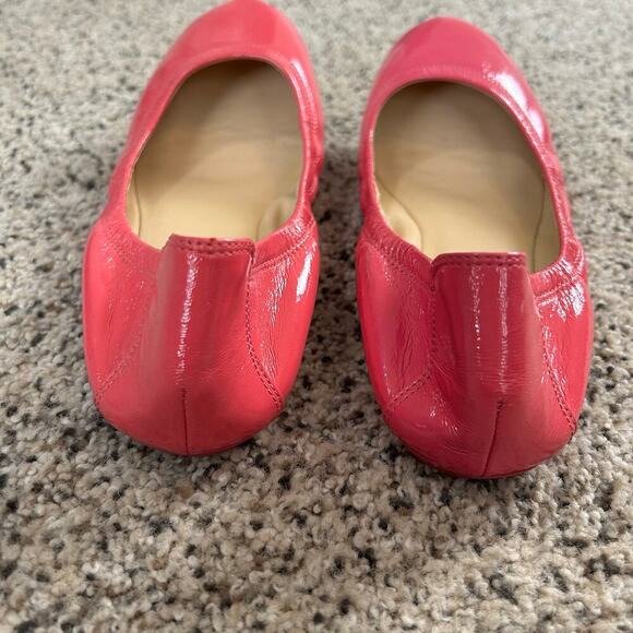 Cole Haan Womens Ballet Flats Size 7 Pink Patent Leather Slip On - Picture 6 of 7